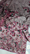3 Pcs Women's Stitched Lawn Embroidered Suit