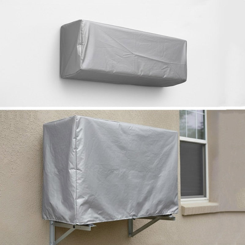 AC Cover 1 Ton – Dustproof & Waterproof Parachute Material, 2-Piece Set
