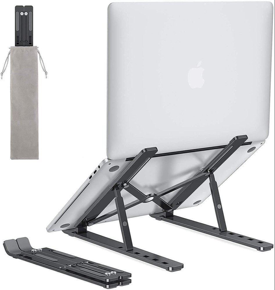 Premium Plastic Foldable Laptop Stand – Lightweight, Durable & Ergonomic Laptop Holder for Laptops, Notebooks & MacBooks