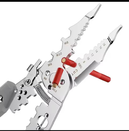 16-in-1 Multifunctional Wire Stripper – Heavy-Duty Cable Cutter & Electrical Hand Tool