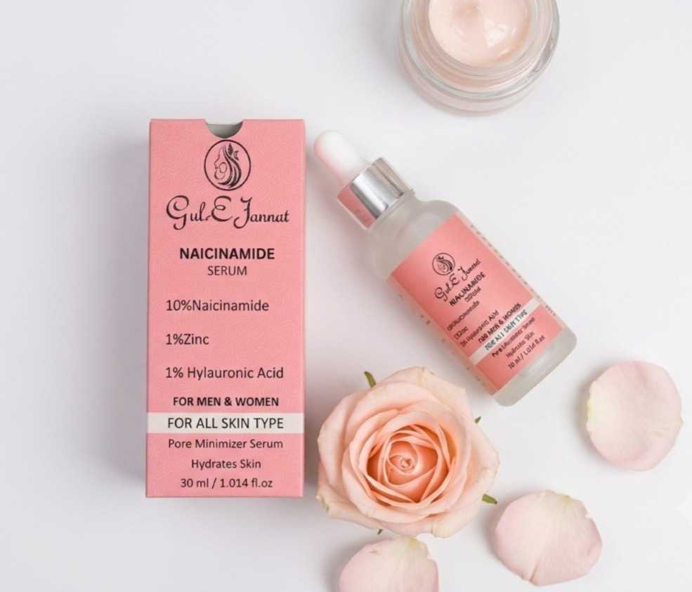 Product Title Niacinamide Serum – 10% Niacinamide + 1% Zinc + 1% Hyaluronic Acid – Pore-Minimizing & Hydrating Face Serum – 30ml