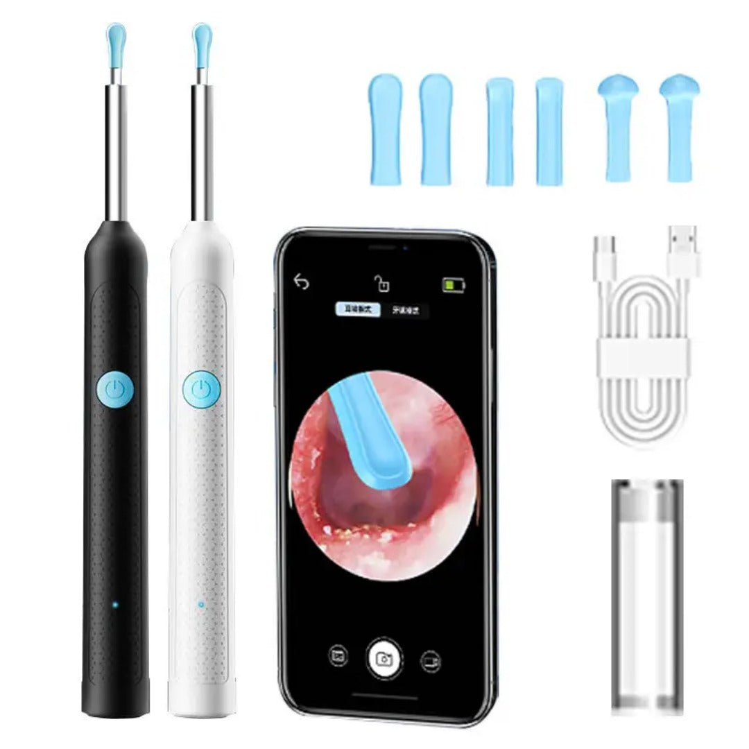 Smart Ear Cleaner with Camera & LED Light – Wireless Ear Wax Removal Tool, High-Precision Ear Cleaning Kit (Random Color)