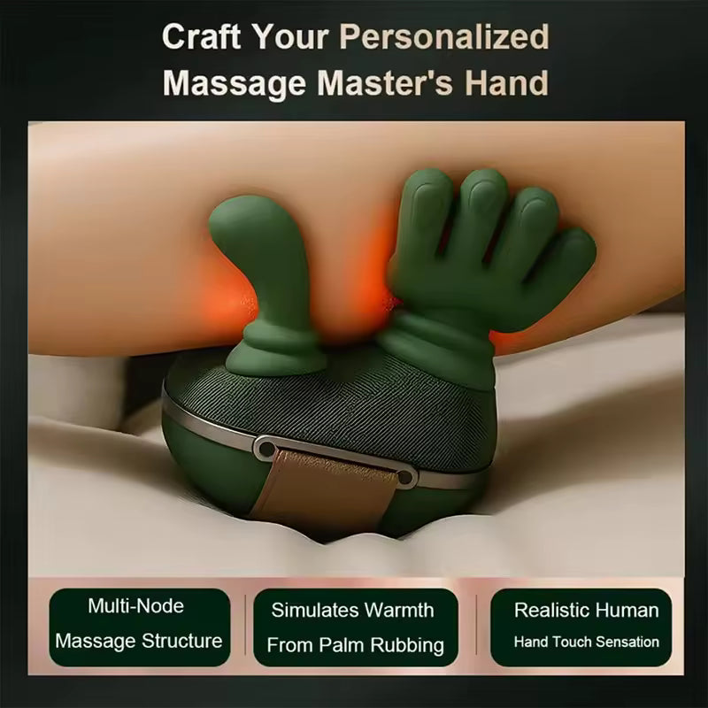 Premium Rechargeable Neck & Shoulder Massager with Heat Therapy – Deep Kneading Massage & Relaxation Machine