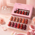 Mini Lucky Gourd-Shaped Lipstick Set – Cute Compact Lip Color Collection