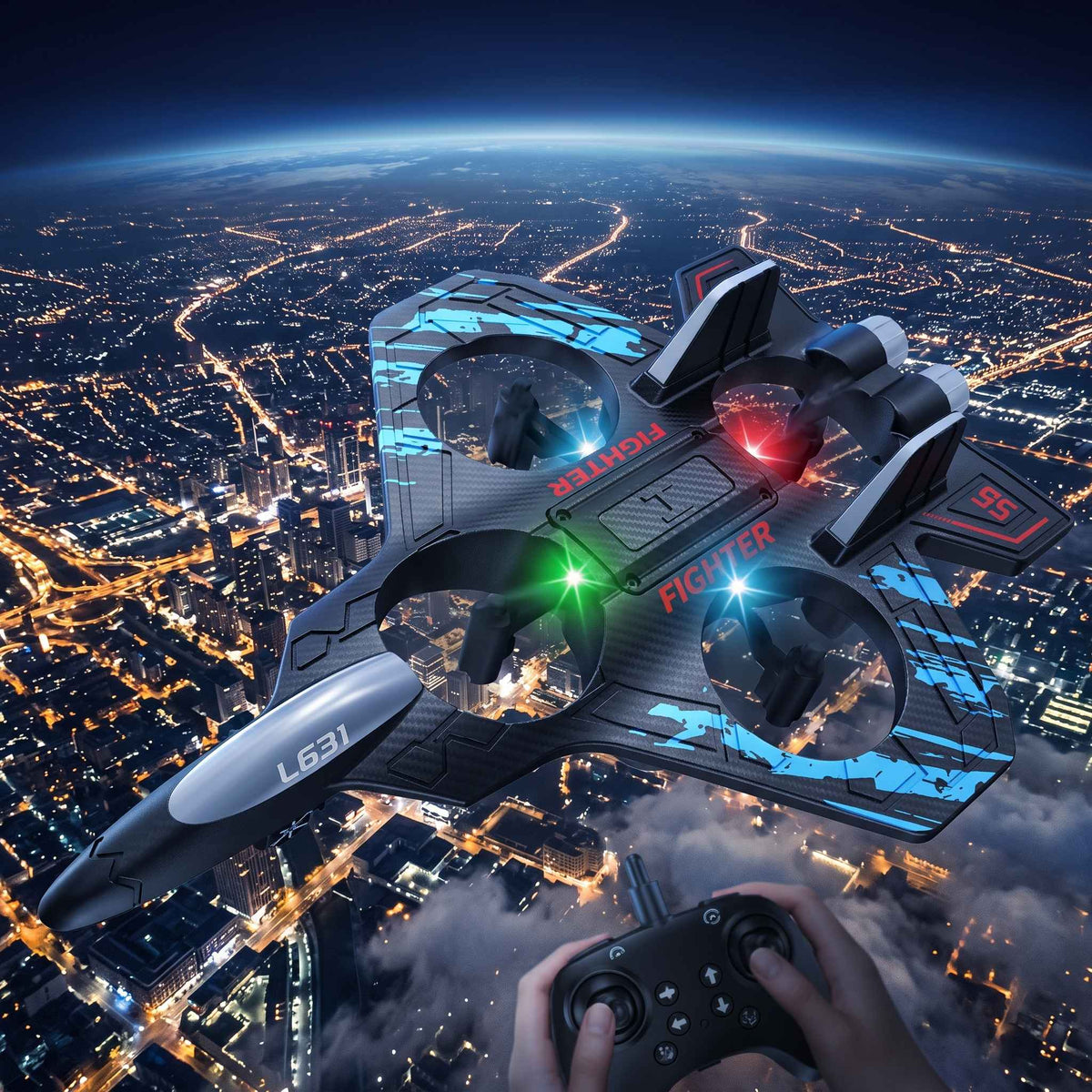 2.4GHz Remote Control Fighter Jet for Kids – RC Toy Aircraft