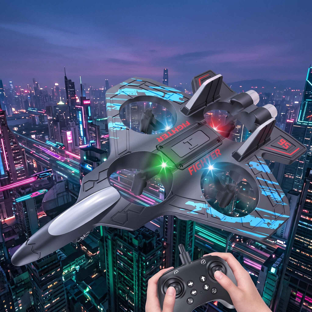 2.4GHz Remote Control Fighter Jet for Kids – RC Toy Aircraft