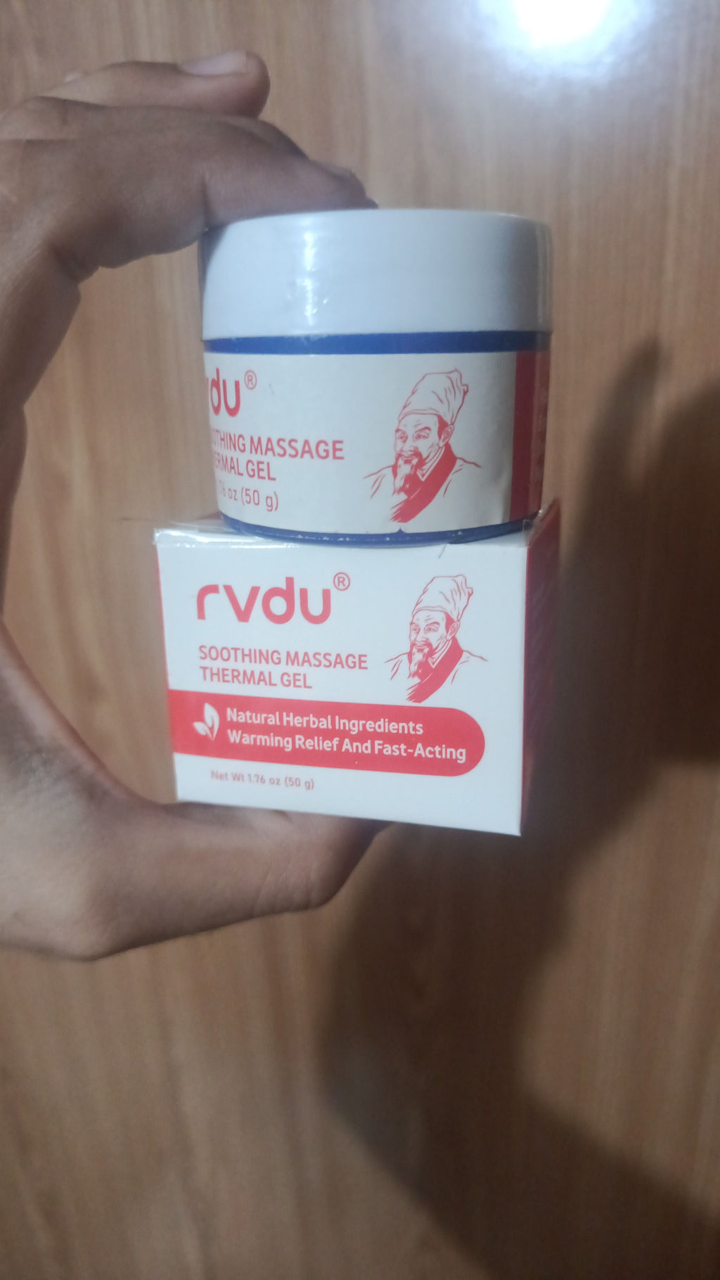 RVDU Soothing Thermal Massage Gel 50g – Herbal Warming Gel