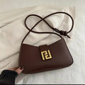 Stylish Brown Crossbody Handbag – Casual Shoulder Bag for Everyday Use