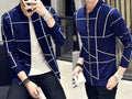 Men's Winter Zipper Jacket – Navy Blue