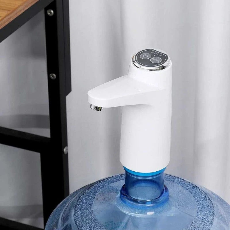 Rechargeable Electric Water Bottle Pump – One-Touch Automatic Water Dispenser (Random Color)