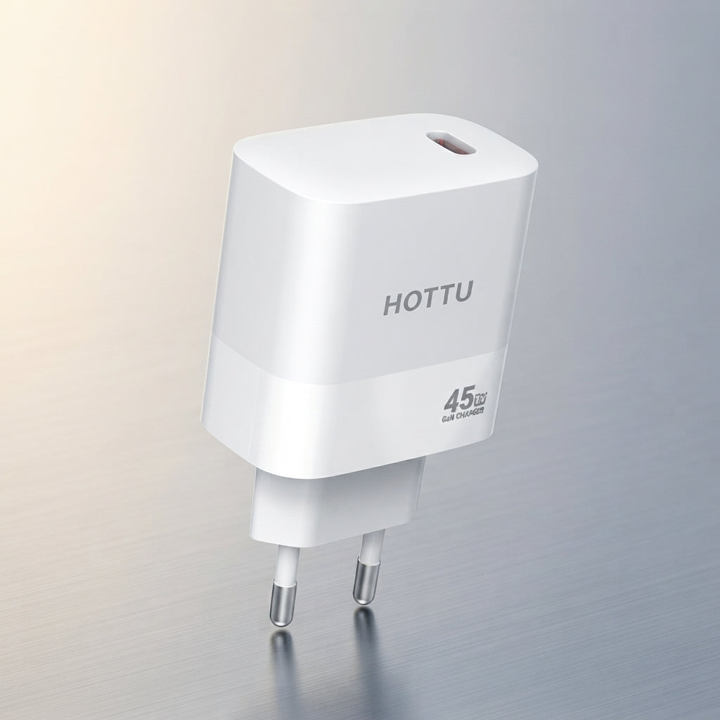 HOTTU FC09 45W GaN Super Fast Charger – USB-C Power Delivery Wall Charger