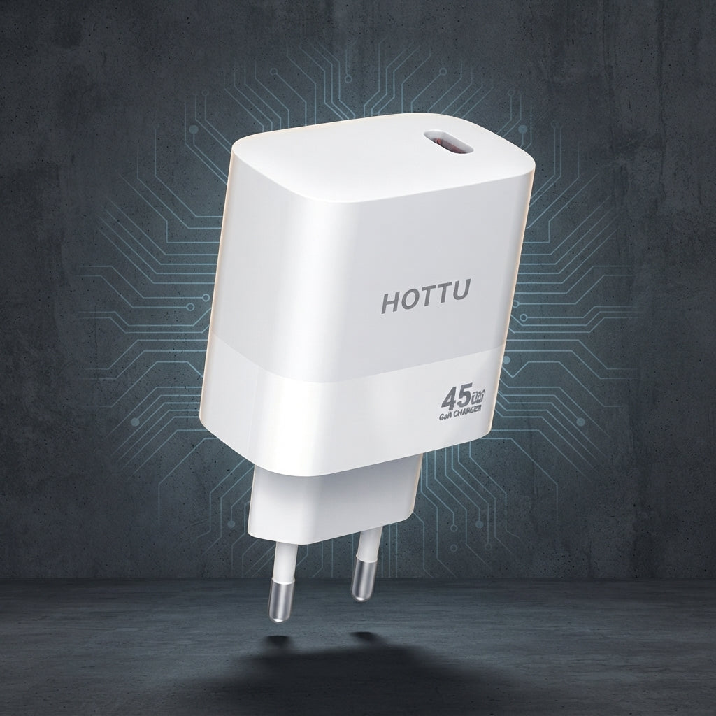 HOTTU FC09 45W GaN Super Fast Charger – USB-C Power Delivery Wall Charger