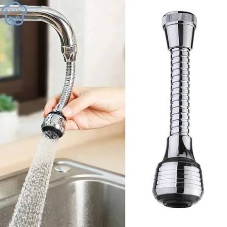 360° Rotatable Faucet Shower Head – Anti-Splash Kitchen Tap Attachment