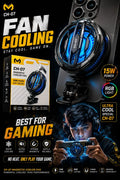 Mobile Fan 5 RGB Gaming Cooler Phone Cooling Accessory