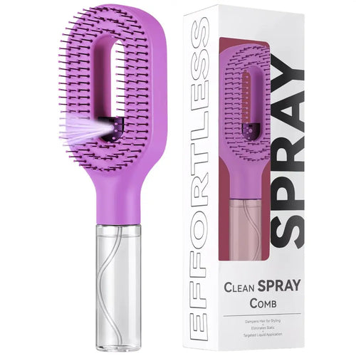 2 in 1 Spray Hair Brush & Detangler