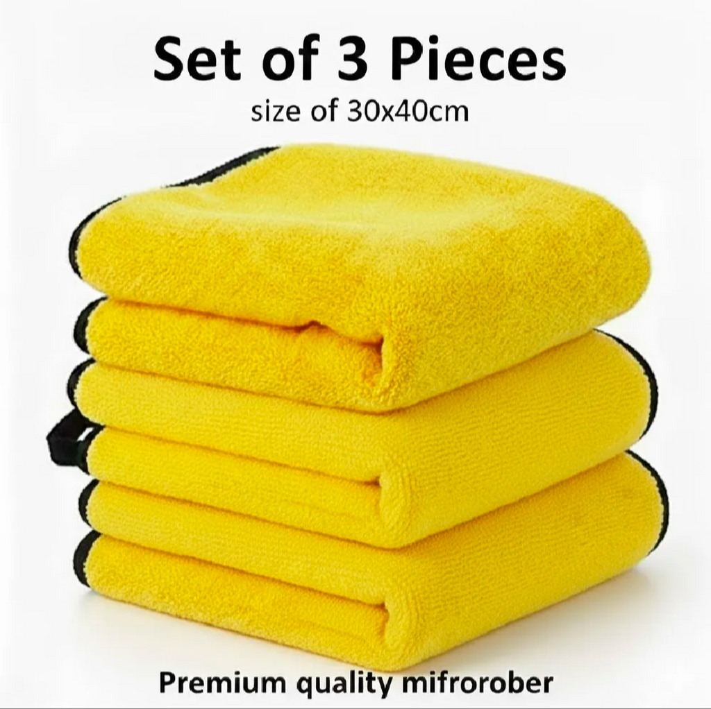 Premium Super-Absorbent Microfiber Cleaning Cloth – Lint-Free, Random Color