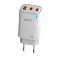 HOTTU FC34 65W GaN Fast Charger – Dual USB-C PD & USB-A Ports